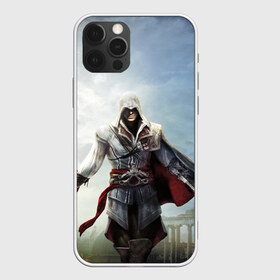 Чехол для iPhone 12 Pro Max с принтом ASSASSIN`S CREED в Петрозаводске, Силикон |  | Тематика изображения на принте: black flag | brotherhood | chronicles | creed | game | origins | revelations | rogue | syndicate | unity | valhalla | альтаир | ассасин | игры | кинжал | пираты