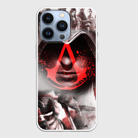 Чехол для iPhone 13 Pro с принтом ASSASSIN S CREED в Петрозаводске,  |  | black flag | brotherhood | chronicles | creed | game | origins | revelations | rogue | syndicate | unity | valhalla | альтаир | ассасин | игры | кинжал | пираты