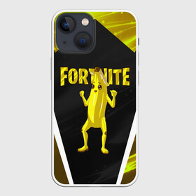 Чехол для iPhone 13 mini с принтом Fortnite PEELY в Петрозаводске,  |  | battle royale | fortnite | fortnite peely | game | peely | банан | игра | киберспорт | компьютерная игра | королевская битва | фортнайт | фортнайт 2 | фортнайт 3 | фортнайт банан | фортнайт глава 2 | фортнайт глава 3