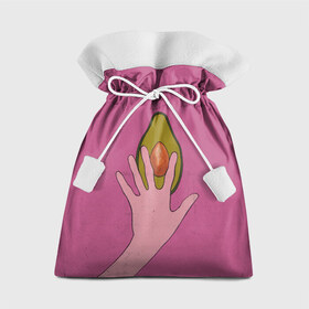Подарочный 3D мешок с принтом avocado в Петрозаводске, 100% полиэстер | Размер: 29*39 см | Тематика изображения на принте: vegan | веган | веганство | вегетарианец | вегетарианство | еда | зеленый | земля | зож | листья | мир | охрана | позиция | природа