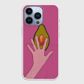 Чехол для iPhone 13 Pro с принтом avocado в Петрозаводске,  |  | vegan | веган | веганство | вегетарианец | вегетарианство | еда | зеленый | земля | зож | листья | мир | охрана | позиция | природа