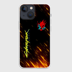 Чехол для iPhone 13 mini с принтом CYBERPUNK 2077. в Петрозаводске,  |  | cd project red | cyberpunk 2077 | keanu reeves | samurai | киану ривз | киберпанк 2077 | самураи