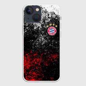 Чехол для iPhone 13 mini с принтом BAYERN MUNCHEN. в Петрозаводске,  |  | fc | fc bayern munich | football | football club | sport | клуб германии | мюнхен | немецкий футбольный клуб | спорт | уефа | униформа | фирменные цвета | фк | футбол | футбольный клуб | футбольный клуб бавария