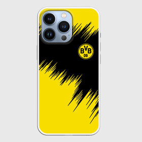 Чехол для iPhone 13 Pro с принтом BORUSSIA. в Петрозаводске,  |  | Тематика изображения на принте: borussia | fc | football | football club | sport | боруссия | боруссия дортмунд | дортмунда | немецкий футбольный клуб | спорт | уефа | униформа | фирменные цвета | фк | футбол | футбольный клуб