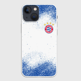 Чехол для iPhone 13 mini с принтом BAYERN MUNCHEN. в Петрозаводске,  |  | fc | fc bayern munich | football | football club | sport | клуб германии | мюнхен | немецкий футбольный клуб | спорт | уефа | униформа | фирменные цвета | фк | футбол | футбольный клуб | футбольный клуб бавария