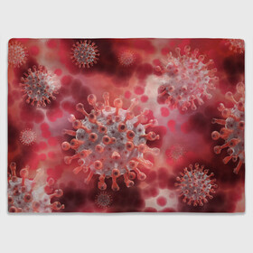 Плед 3D с принтом Коронавирус в Петрозаводске, 100% полиэстер | закругленные углы, все края обработаны. Ткань не мнется и не растягивается | абстрактно | абстрактные | абстрактный | абстракция | бактерии | бактерия | вирус | вирусный | вирусы | заражение | коронавирус | микроб | микробы | спора | споры | шип