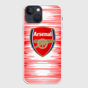 Чехол для iPhone 13 mini с принтом ARSENAL. в Петрозаводске,  |  | fc | football | football club | sport | британский футбольный клуб | спорт | уефа | униформа | фирменные цвета | фк | футбол | футбольный клуб