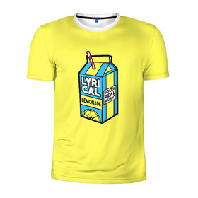 Мужская футболка 3D спортивная с принтом LYRICAL LEMONADE в Петрозаводске, 100% полиэстер с улучшенными характеристиками | приталенный силуэт, круглая горловина, широкие плечи, сужается к линии бедра | Тематика изображения на принте: benet | bennett | cole | lemonade | lyrical | беннетт | коул | лемонад | лемонаде | лемонэйд | лимонад | лимонэйд | лирикал | лирикл