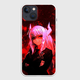 Чехол для iPhone 13 с принтом Люцифер Директор Ада в Петрозаводске,  |  | anime | azazel | hell | helltaker | justice | lucifer | malina | modeus | pandemonica | zdrada | ад | аниме | демон | демонесса | здрада | люцифер | малина | модеус | пандемоника | правосудие | хеллтейкер | хэлтейкер | цербер