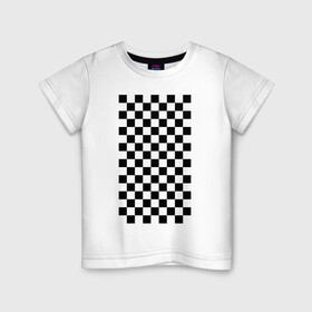 Детская футболка хлопок с принтом Шахматный пол в Петрозаводске, 100% хлопок | круглый вырез горловины, полуприлегающий силуэт, длина до линии бедер | дельта | заговор | иллюминаты | масонство | масоны | наблюдение | наугольник | текстура | циркуль | шахматка