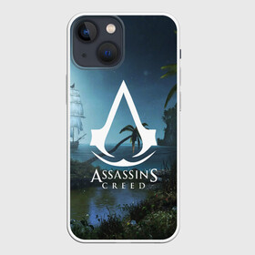 Чехол для iPhone 13 mini с принтом ASSASSIN S CREED в Петрозаводске,  |  | black flag | brotherhood | chronicles | creed | game | origins | revelations | rogue | syndicate | unity | valhalla | альтаир | ассасин | игры | кинжал | пираты