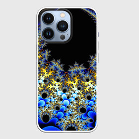 Чехол для iPhone 13 Pro с принтом Фрактальная материя l Fractal в Петрозаводске,  |  | abstract | abstraction | color | fractal | geometry | paitnt | psy | абстракция | геометрия | краски | неоновые | психоделика | фрактал