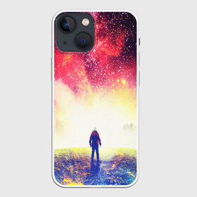 Чехол для iPhone 13 mini с принтом КОСМИЧЕСКИЙ АРТ(S) в Петрозаводске,  |  | cosmonavt | galaxy | nasa | nebula | space | star | абстракция | астронавт | вселенная | галактика | звезда | звезды | космический | космонавт | наса | планеты | скафандр