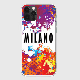 Чехол для iPhone 12 Pro Max с принтом Milano в Петрозаводске, Силикон |  | fashion | italy | milano | paint | vanguard | авангард | италия | краска | милан | мода | надпись | текст | фраза