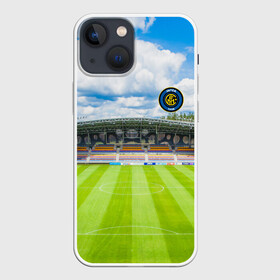 Чехол для iPhone 13 mini с принтом FC INTER. в Петрозаводске,  |  | championship | fc | football | footer | inter | soccer | socker | sport | европейская лига | интер | одежда | спорт | спортивный | униформа | футбол | футбольный клуб | чемпионат