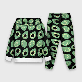 Детский костюм 3D (с толстовкой) с принтом avocado в Петрозаводске,  |  | avocado | авокадо | веганство | вегетарианство | еда | зеленый | земля | зож | листья | овощи | позиция | природа | фрукты