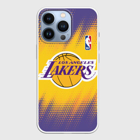 Чехол для iPhone 13 Pro с принтом Los Angeles Lakers в Петрозаводске,  |  | basketball | game | lakers | los angeles | los angeles lakers | nba | sport | баскетбол | игра | лейкерс | лос анджелес | лос анджелес лейкерс | нба | спорт