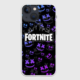 Чехол для iPhone 13 mini с принтом FORTNITE | MARSHMELLO в Петрозаводске,  |  | dj | fortnite | marshmello | marshmellow | usa | америка | игра | клуб | клубная музыка | мармело | маршмелло | маршмеллоу | музыка | музыкант | фортнайт | фортните