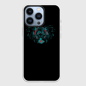 Чехол для iPhone 13 Pro с принтом Красные глаза Hatsune Miku в Петрозаводске,  |  | anime | art | dark | evil | hatsune miku | neon