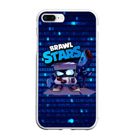 Чехол для iPhone 7Plus/8 Plus матовый с принтом 8 bit blue brawl stars 8 бит в Петрозаводске, Силикон | Область печати: задняя сторона чехла, без боковых панелей | 8 bit | 8 бит | brawl | brawl stars | brawlstars | brawl_stars | jessie | бравл | бравлстарс