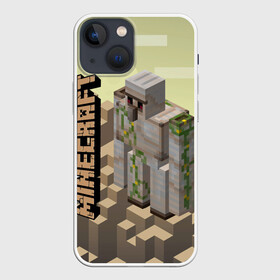 Чехол для iPhone 13 mini с принтом Minecraft в Петрозаводске,  |  | minecraft | копатель | кубики | майкрафт | майнкрафт | мморг | мультиплеер | пиксели | пиксельная игра | развивающая игра | рпг | строительство | стройка