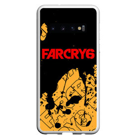 Чехол для Samsung Galaxy S10 с принтом FAR CRY 6 ФАР КРАЙ 6 в Петрозаводске, Силикон | Область печати: задняя сторона чехла, без боковых панелей | cry | dawn | far | far cry 6 | farcry | farcry 6 | farcry6 | game | games | logo | new | primal | six | антон | дэни | игра | игры | кастильо | край | лого | логотип | рохас | символ | символы | фар | фар край 6 | фаркрай | фаркрай 6 | фаркрай6