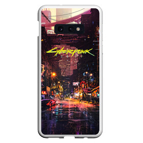 Чехол для Samsung S10E с принтом CYBERPUNK 2077КИБЕРПАНК(S) в Петрозаводске, Силикон | Область печати: задняя сторона чехла, без боковых панелей | 2077 | cd projekt red | cyberpunk | cyberpunk 2077 | game | samurai | арт | будущее | видеоигра | игра | киберпанк | киберпанк 2077 | киборг | киборги