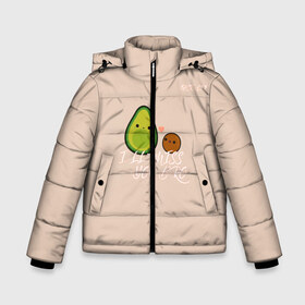 Зимняя куртка для мальчиков 3D с принтом Face Off - Ill miss you bro в Петрозаводске, ткань верха — 100% полиэстер; подклад — 100% полиэстер, утеплитель — 100% полиэстер | длина ниже бедра, удлиненная спинка, воротник стойка и отстегивающийся капюшон. Есть боковые карманы с листочкой на кнопках, утяжки по низу изделия и внутренний карман на молнии. 

Предусмотрены светоотражающий принт на спинке, радужный светоотражающий элемент на пуллере молнии и на резинке для утяжки | bro | face off | авокадо | друг