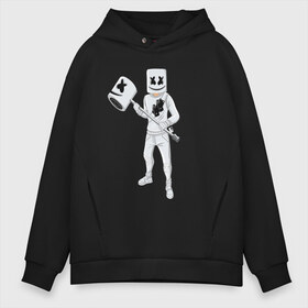 Мужское худи Oversize хлопок с принтом MARSHMELLO & FORTNITE в Петрозаводске, френч-терри — 70% хлопок, 30% полиэстер. Мягкий теплый начес внутри —100% хлопок | боковые карманы, эластичные манжеты и нижняя кромка, капюшон на магнитной кнопке | fortnite | game | game fortnite | marshmello | music | зефир | зефирка | игра | игра фортнайт | лого | лого marshmello | лого маршмеллоу | логотип | логотип marshmello | логотип маршмеллоу | маршиеллоу | маска | музыка | музыкант