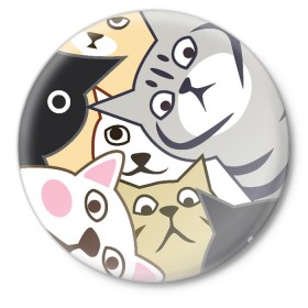 Значок с принтом Котики Шпионы в Петрозаводске,  металл | круглая форма, металлическая застежка в виде булавки | Тематика изображения на принте: anime | art | casual | cat | cats | cute | funny | kawaii | kitty | meme | memes | pussy | selfie | аниме | арт | животные | каваи | кавай | кот | коте | котик | котики | коты | кошка | кэжуал | мем | мемы | милота | приколы | прикольные | се