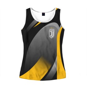 Женская майка 3D с принтом Juventus Uniform в Петрозаводске, 100% полиэстер | круглая горловина, прямой силуэт, длина до линии бедра | fc | football | fotball club | juventus | juventus uniform | sport | спорт | спортивные | униформа | фирменые цвета | фк | футбол | футбольный клуб | ювентус | ювентус униформа