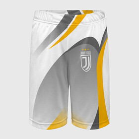 Детские спортивные шорты 3D с принтом Juventus Uniform в Петрозаводске,  100% полиэстер
 | пояс оформлен широкой мягкой резинкой, ткань тянется
 | Тематика изображения на принте: fc | football | fotball club | juventus | juventus uniform | sport | спорт | спортивные | униформа | фирменые цвета | фк | футбол | футбольный клуб | ювентус | ювентус униформа