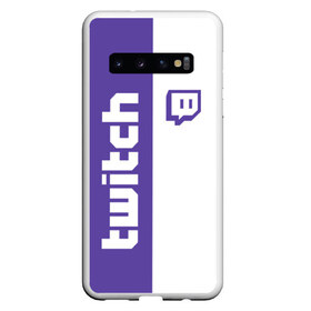 Чехол для Samsung Galaxy S10 с принтом Twitch в Петрозаводске, Силикон | Область печати: задняя сторона чехла, без боковых панелей | buster | evelone | streamer | twitch | бустер | бустеренко | стрим | стример | твитч | твич | эвелон