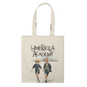 Шоппер 3D с принтом The umbrella academy в Петрозаводске, 100% полиэстер | Плотность: 200 г/м2; Размер: 34×35 см; Высота лямок: 30 см | dark horse comics | netflix | the umbrella academy | umbrella | академия амбрелла | белая скрипка | бен харгривз | комикс | комильфо | космобой | кракен | реджинальд харгривз | сеанс | слух