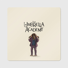 Магнит виниловый Квадрат с принтом The umbrella academy в Петрозаводске, полимерный материал с магнитным слоем | размер 9*9 см, закругленные углы | dark horse comics | netflix | the umbrella academy | umbrella | академия амбрелла | белая скрипка | бен харгривз | комикс | комильфо | космобой | кракен | реджинальд харгривз | сеанс | слух