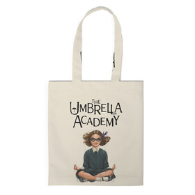 Шоппер 3D с принтом The umbrella academy в Петрозаводске, 100% полиэстер | Плотность: 200 г/м2; Размер: 34×35 см; Высота лямок: 30 см | dark horse comics | netflix | the umbrella academy | umbrella | академия амбрелла | белая скрипка | бен харгривз | комикс | комильфо | космобой | кракен | реджинальд харгривз | сеанс | слух