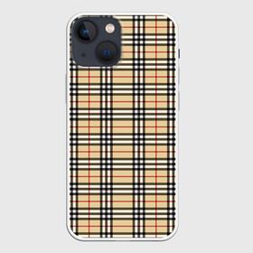 Чехол для iPhone 13 mini с принтом The Gentlemen Beige в Петрозаводске,  |  | boys | cell | gentlmen | pattern | боевик | гайричи | геометрия | джентельмены | джентльмен | квадраты | клетка | клетчатый | комедия | криминал | линии | мужские | пацанские | полоска | полосы | текстура | узор