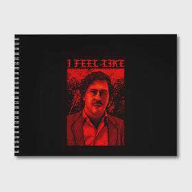 Альбом для рисования с принтом Пабло (I feel Like Escobar) в Петрозаводске, 100% бумага
 | матовая бумага, плотность 200 мг. | барон | вещество | власть | глюк | дурман | зависимость | игла | кайф | кофеин | любовь | мак | морф | пабло | флекс | хайп