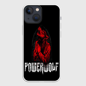 Чехол для iPhone 13 mini с принтом POWERWOLF в Петрозаводске,  |  | hardcore | metal | music | powerwolf | punk | rock | волки | метал | музыка | панк | рок