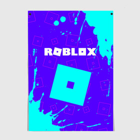 Постер с принтом ROBLOX / РОБЛОКС в Петрозаводске, 100% бумага
 | бумага, плотность 150 мг. Матовая, но за счет высокого коэффициента гладкости имеет небольшой блеск и дает на свету блики, но в отличии от глянцевой бумаги не покрыта лаком | Тематика изображения на принте: blocks | blox | game | games | logo | minecraft | mobile | online | roblocks | roblox | robux | studio | блоки | игра | игры | квадрат | квадратик | кщидщч | лого | логотип | майнкрафт | онлайн | роблокс | робукс | символ | символы | студия