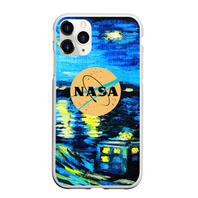 Чехол для iPhone 11 Pro Max матовый с принтом NASA ВАНГОГ NASA в Петрозаводске, Силикон |  | galaxy | nasa | nebula | space | star | абстракция | вангог | вселенная | галактика | звезда | звезды | космический | наса | планеты