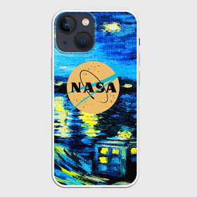 Чехол для iPhone 13 mini с принтом NASA   ВАНГОГ NASA в Петрозаводске,  |  | galaxy | nasa | nebula | space | star | абстракция | вангог | вселенная | галактика | звезда | звезды | космический | наса | планеты