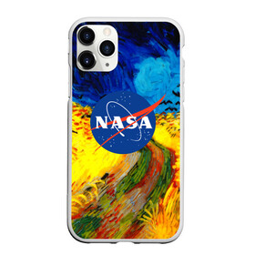 Чехол для iPhone 11 Pro Max матовый с принтом NASA ВАНГОГ NASA в Петрозаводске, Силикон |  | galaxy | nasa | nebula | space | star | абстракция | вангог | вселенная | галактика | звезда | звезды | космический | наса | планеты