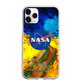 Чехол для iPhone 11 Pro Max матовый с принтом NASA ВАНГОГ NASA в Петрозаводске, Силикон |  | Тематика изображения на принте: galaxy | nasa | nebula | space | star | абстракция | вангог | вселенная | галактика | звезда | звезды | космический | наса | планеты