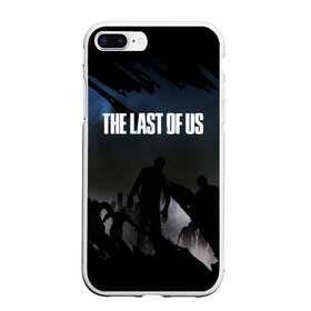 Чехол для iPhone 7Plus/8 Plus матовый с принтом ОДНИ ИЗ НАС THE LAST OF US в Петрозаводске, Силикон | Область печати: задняя сторона чехла, без боковых панелей | ellie | game | joel | naughty dog | part 2 | the last of us | zombie | джоэл | зомби | одни из нас | элли