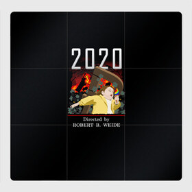 Магнитный плакат 3Х3 с принтом 2020 год (Robert B Weide) в Петрозаводске, Полимерный материал с магнитным слоем | 9 деталей размером 9*9 см | 2020 | robert b weide | девочка убегает | катастрофа | кино | коронавирус | кризис | мем | мемы | нефть | режиссёр | роберт б вейд | рубль | сша | фильм катастрофа