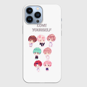 Чехол для iPhone 13 Pro Max с принтом BTS Love Yourself в Петрозаводске,  |  | bts | k pop | love | love yourself | битиес