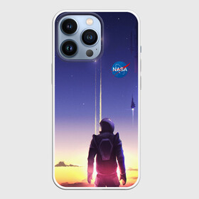 Чехол для iPhone 13 Pro с принтом NASA в Петрозаводске,  |  | cosmonavt | galaxy | nasa | nebula | space | star | абстракция | астронавт | вселенная | галактика | звезда | звезды | космический | космонавт | наса | планеты | скафандр