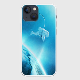 Чехол для iPhone 13 mini с принтом КОСМОНАВТ в Петрозаводске,  |  | cosmonavt | galaxy | nasa | nebula | space | star | абстракция | астронавт | вселенная | галактика | звезда | звезды | космический | космонавт | наса | планеты | скафандр