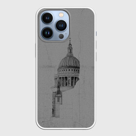 Чехол для iPhone 13 Pro с принтом собор в Петрозаводске,  |  | architecture | general plan 
architect | архитектор | архитектура | генплан | знание